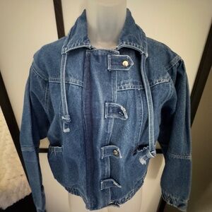 Lori Lee Fashion Jean 80's Denim Vintage Jean Jacket